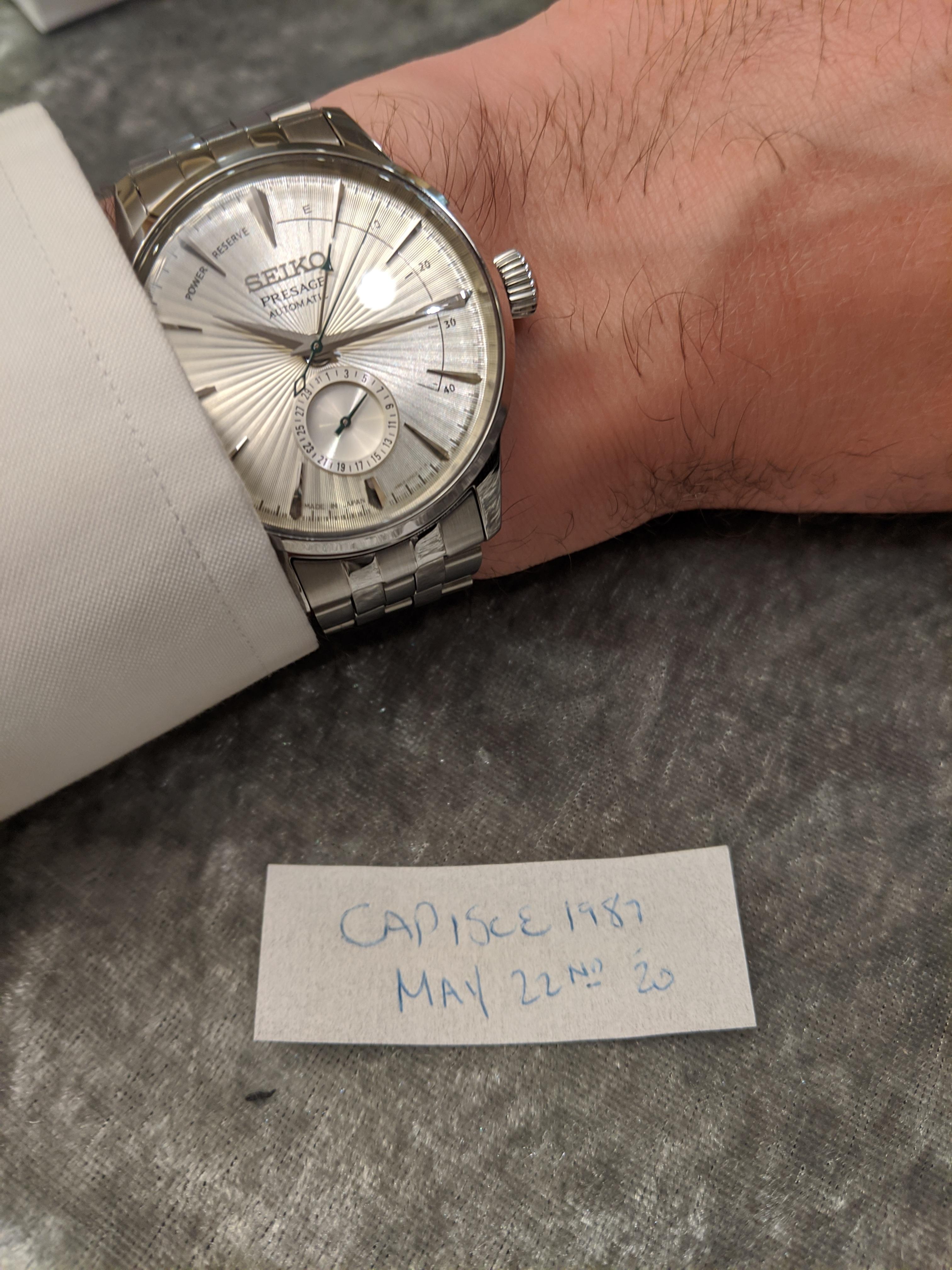 Seiko cocktail best sale presage automatic ssa341j