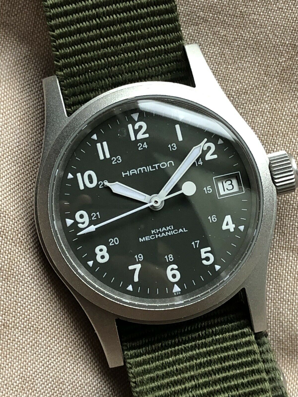Hamilton Khaki Field Watch Mechanical 34mm Hard To Find H693190 w