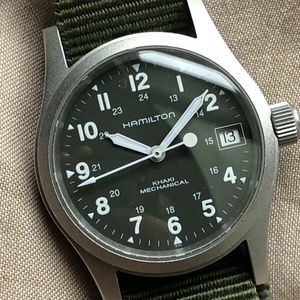 Hamilton Khaki Field Watch Mechanical 34mm Hard To Find H693190 w