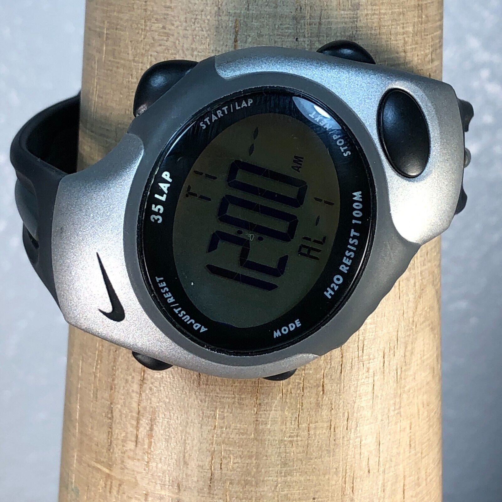 Nike Unisex WG48-4000 Silver Triax 35 Super Multi-Function Watch 