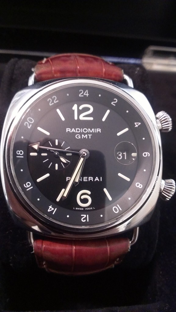 FS Panerai PAM 242 Radiomir GMT JLC Movement 45 mm Double