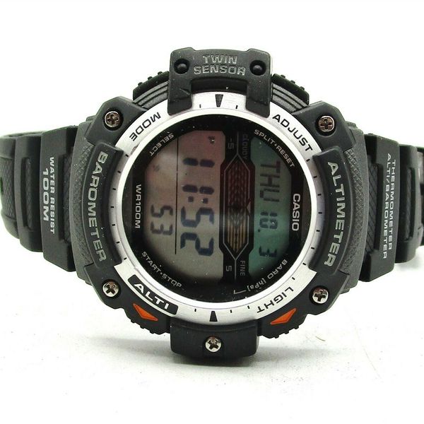 Casio Illuminator 5 Alarms World Time 3202 SGW 300H WR 10Bar Watch RUNS CD791 WatchCharts Marketplace