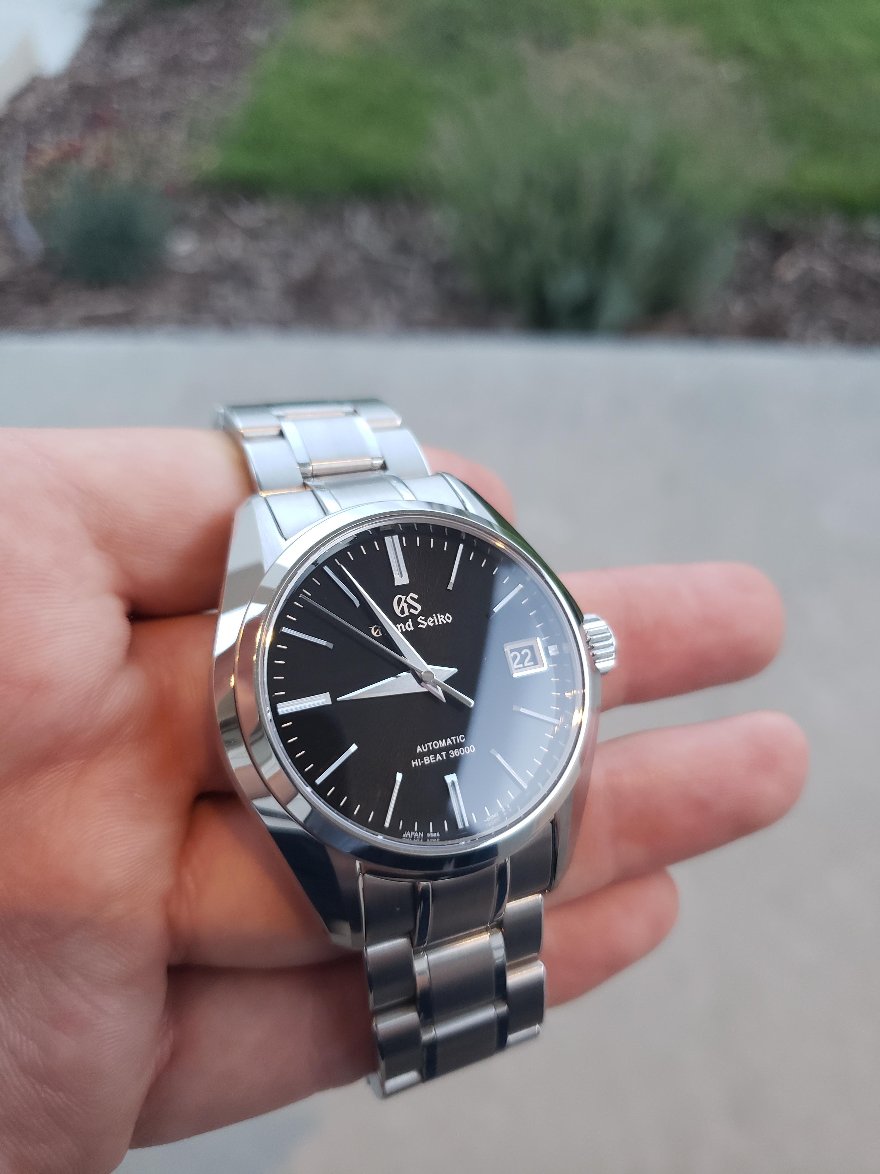 WTS Grand Seiko SBGH205 Mt Iwate Dial Black 3850 WatchCharts Marketplace