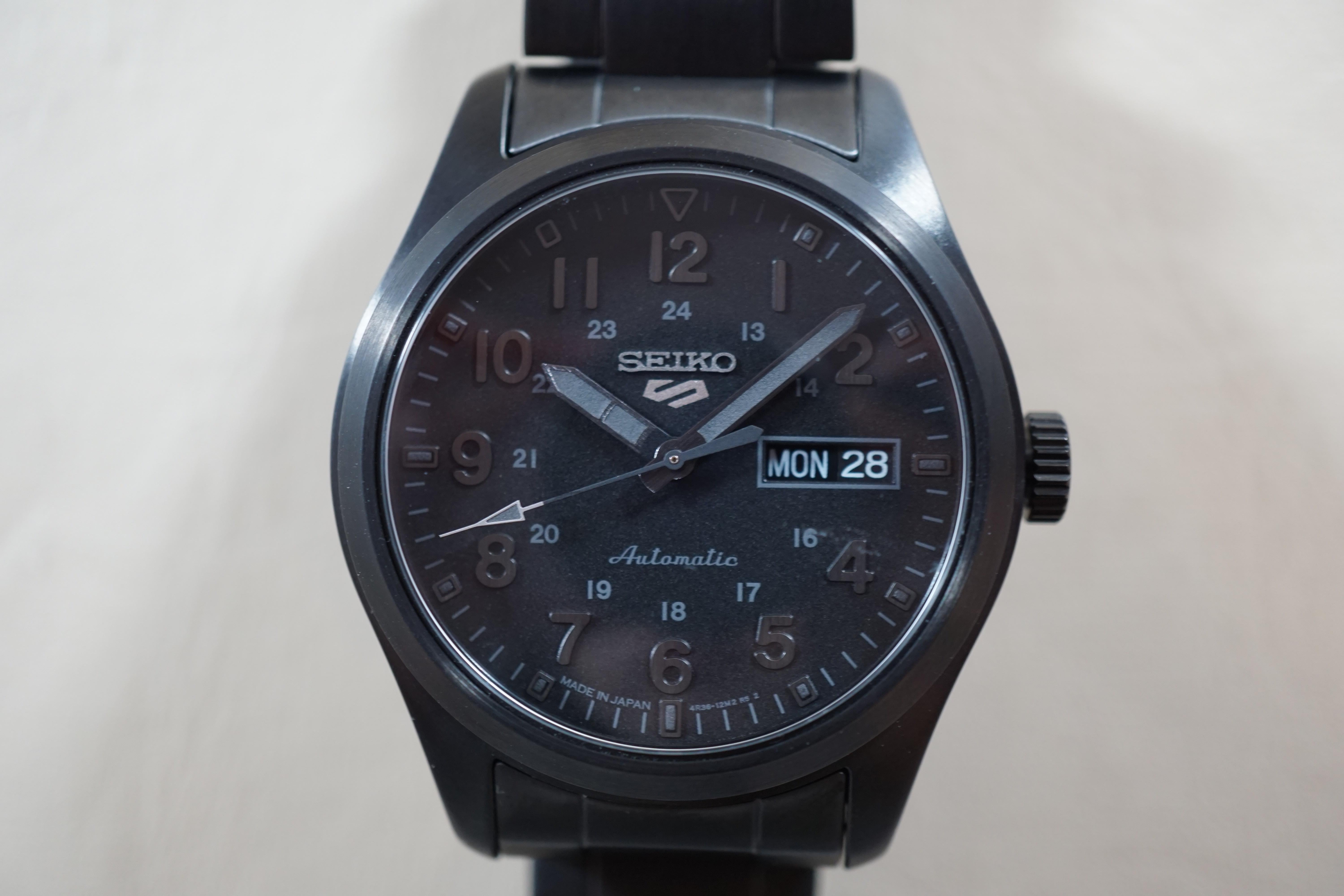 WTS] Seiko 5 Sports SBSA165 4R36 Stealth Black Special Edition 