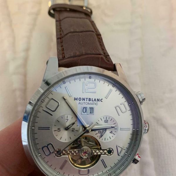 MONTBLANC Timewalker mens automatic watch used réf 7050 swiss made