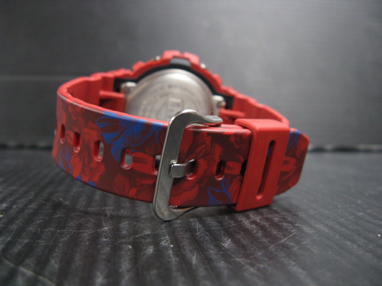 Casio G-Shock (GMDS6900F) Red & Blue Floral Resin Digital Quartz 