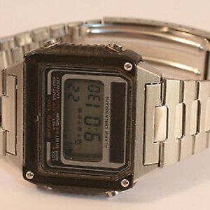 Retro SEIKO SPORTS 100 A628-5010 LCD Solar Watch on Original Bracelet March  1981 | WatchCharts