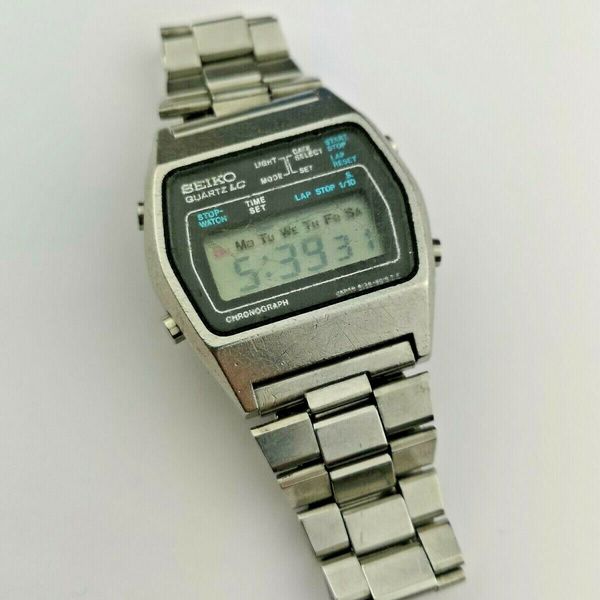 Working Seiko A128 5010 Digital LCD 1970s Watch with Bracelet (B96) |  WatchCharts