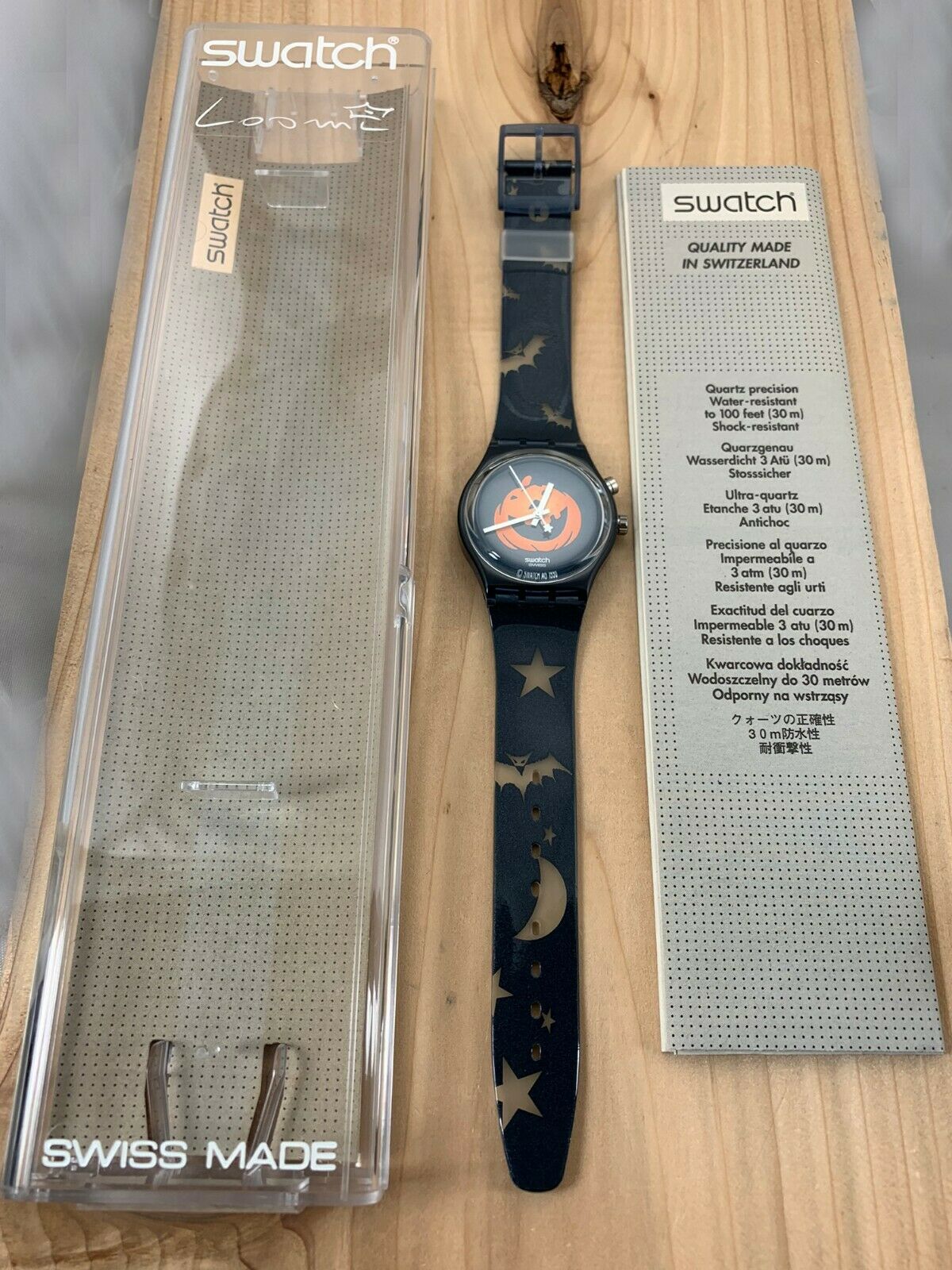 Swatch LOOMI/Glow In The Dark Halloween Special 1998 GZS30/GN906 
