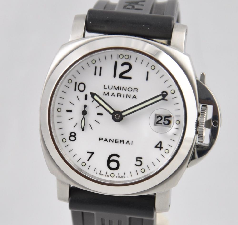 FS Panerai Luminor Marina Pam 49 40mm PAM00049 White Automatic