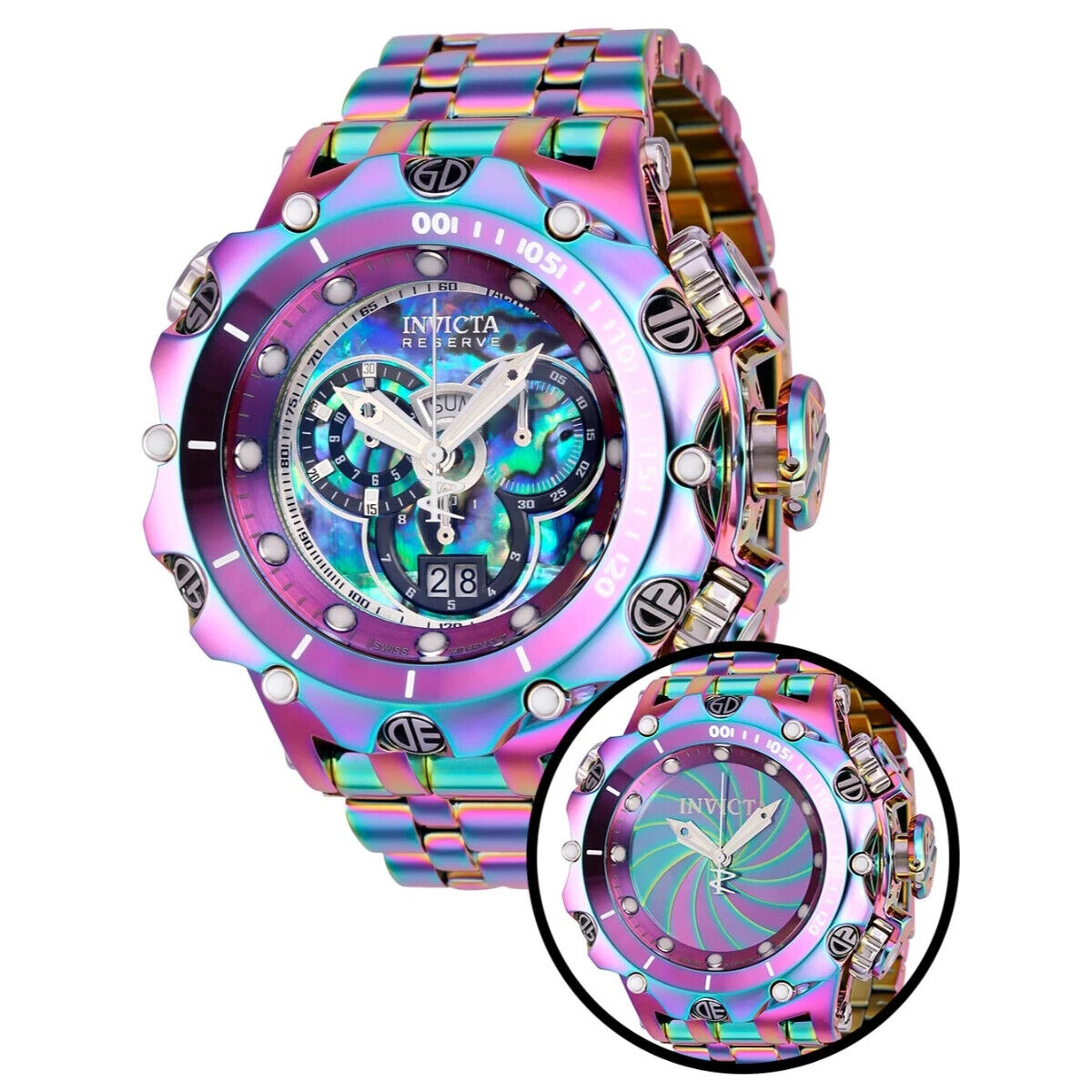 Invicta iridescent watch best sale