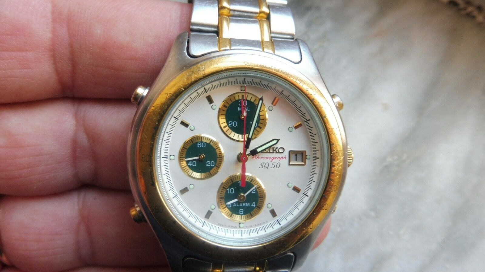 vintage seiko SQ 50 chronograph alarm quartz watch | WatchCharts