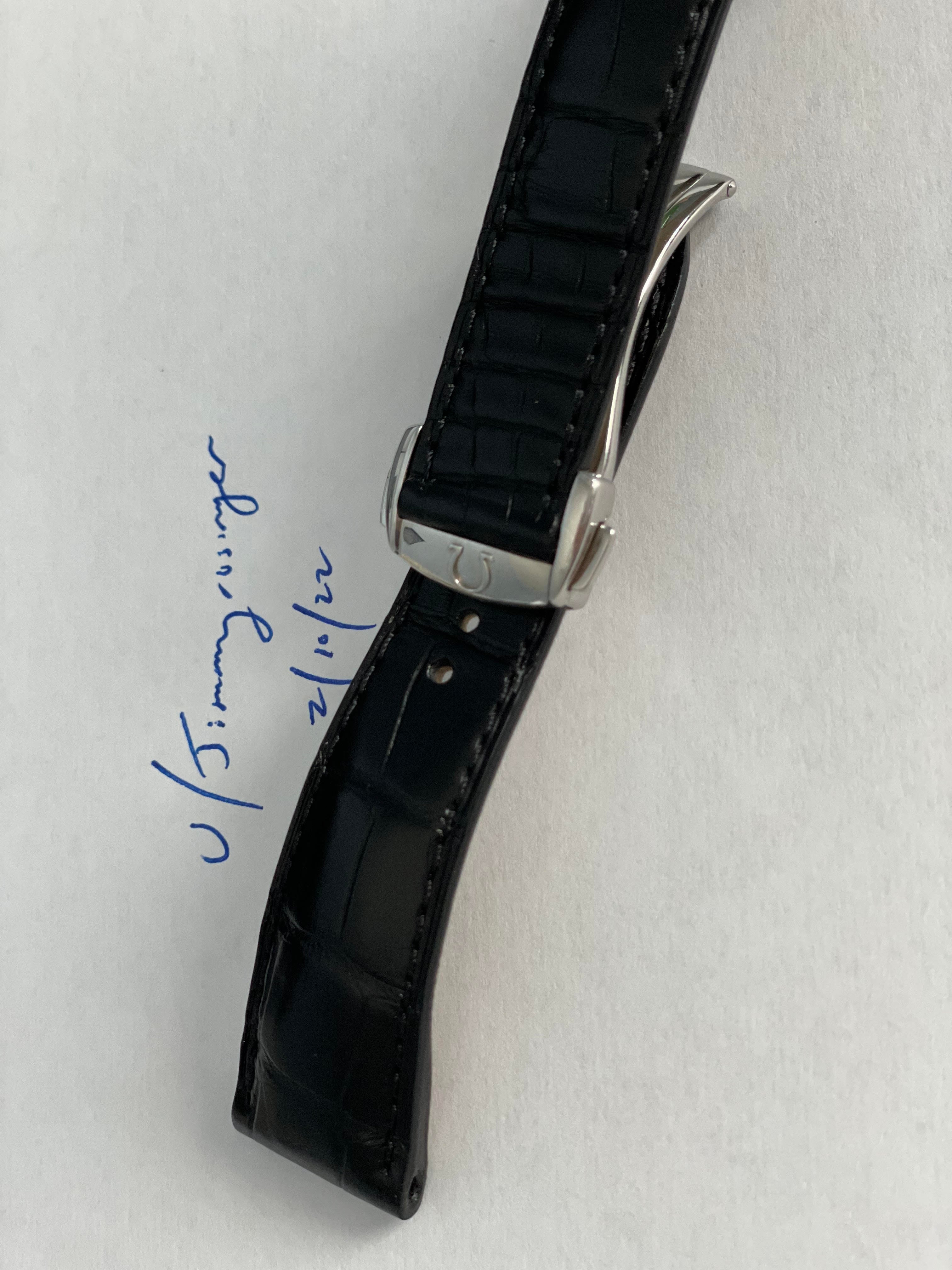 WTS 20mm Omega Speedmaster Professional Alligator Watch Strap