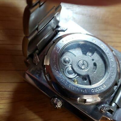 セイコー　S-WAVE 7S26 5000 裏スケ SEIKO S-WAVE 7S26-5000 デイデイト 自動巻き 腕時計 裏スケ