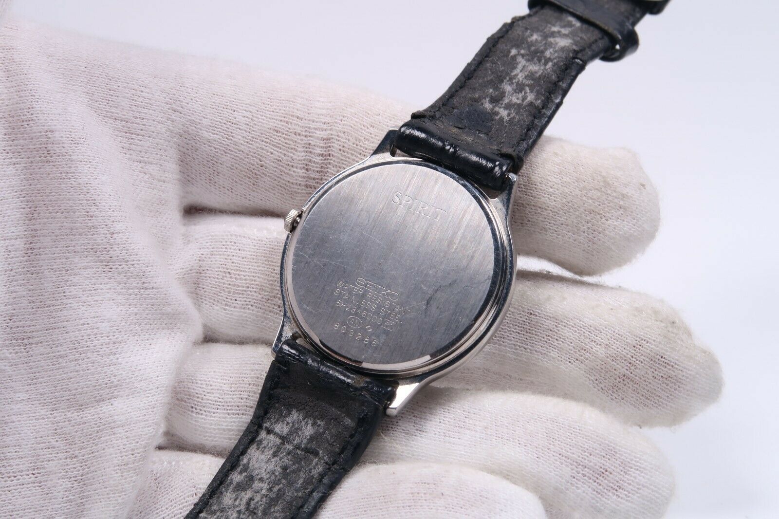 Vintage SEIKO SPIRIT CONTEMPORARY BASIC 5H23-6000 STAINLESS Mens 
