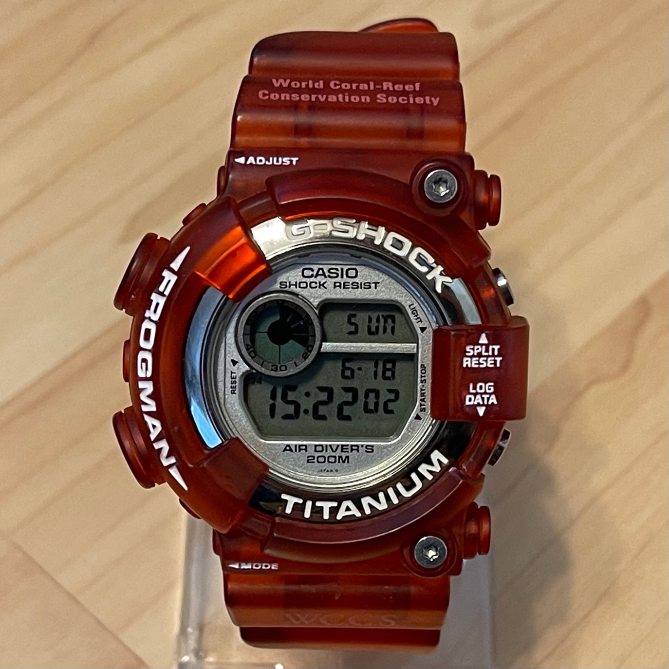 WTS] Casio G-Shock DW-8201WC-7T WCCS Frogman Red Jelly Skeleton