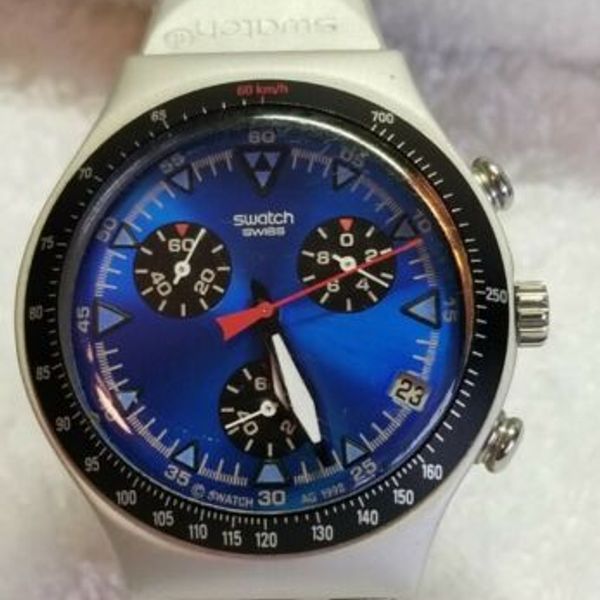 Swatch Irony Chrono Aluminum, YCS4004AG, Toxin, Vintage pre