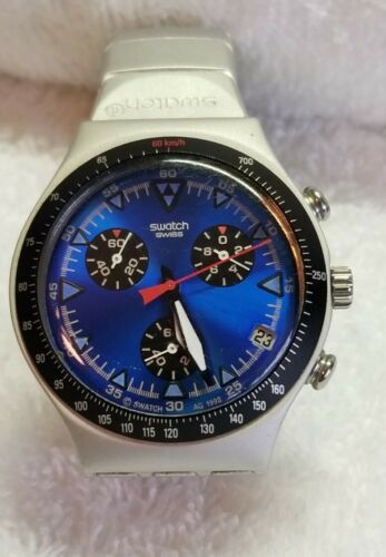 Swatch Irony Chrono Aluminum YCS4004AG Toxin Vintage pre owned