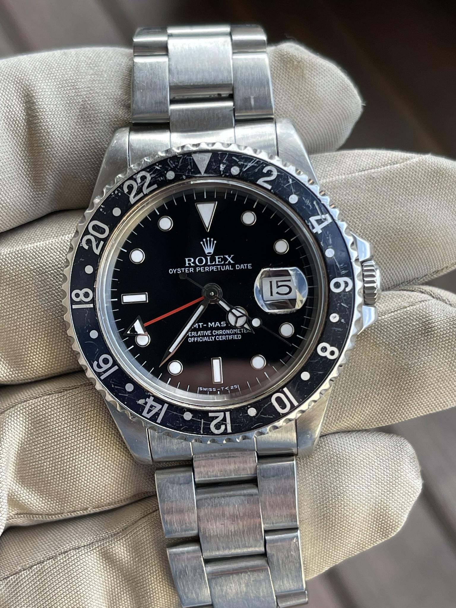 WTS 1996 Rolex GMT Master Tritium Dial 40mm Ref 16700