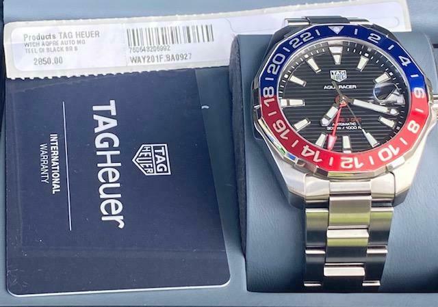 TAG Heuer Aquaracer Automatic Watch, 43 mm, Steel WAY201F.BA0927