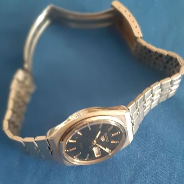 Orologio Uomo Vintage Seiko 5 Automatico Bellissimo Quadrante Made in