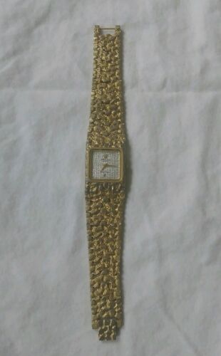 Vintage Gold Nugget Rolex Mens Wrist Watch Geneve Quartz