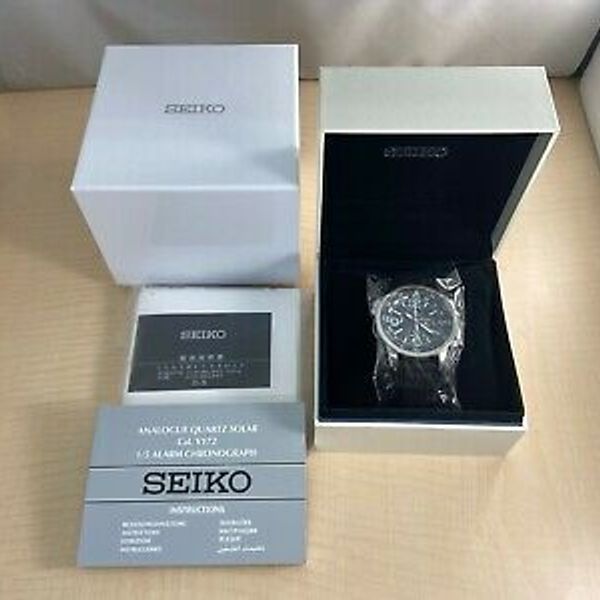 【SAKUTARO1019】 2箱 Seiko] SEIKO SSC 293 P 2 PROSPEX pro specs solar alarm chronograph