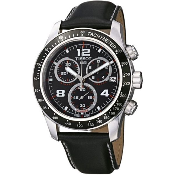 Tissot V8 Quartz Chronograph Tachymeter Black (T039.417.16.057.02) Historical Charts WatchCharts