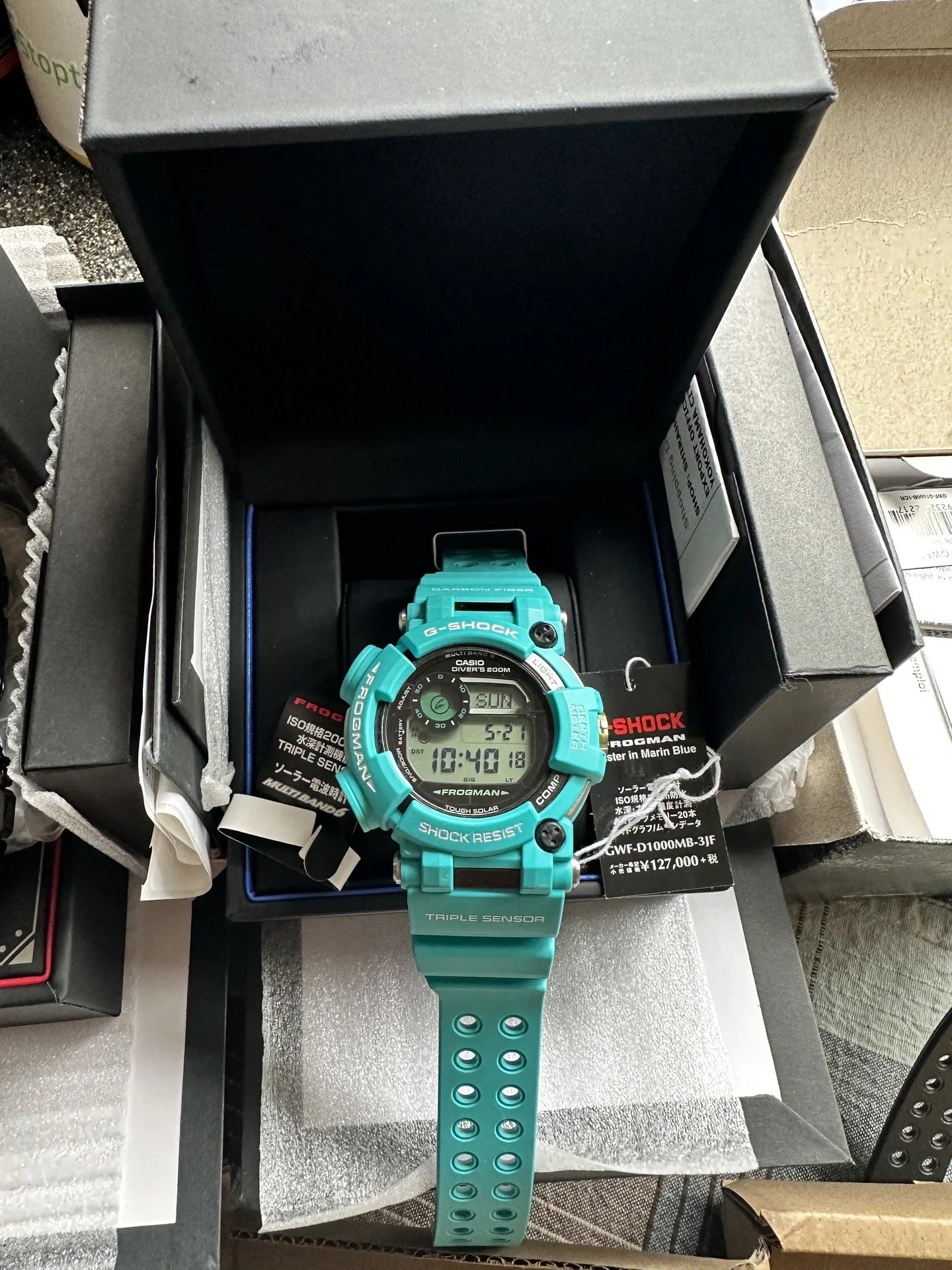WTSorT] G-Shock Frogman GWF-D1000MB-3JF Master Marine Blue