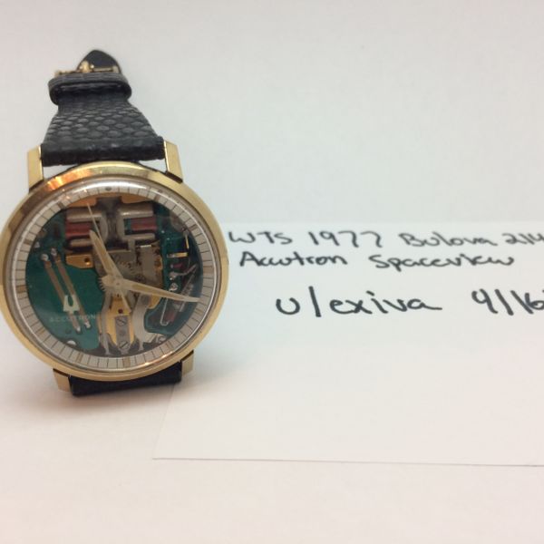 [WTS] Beautiful all original 1977 Bulova Accutron Spaceview ...