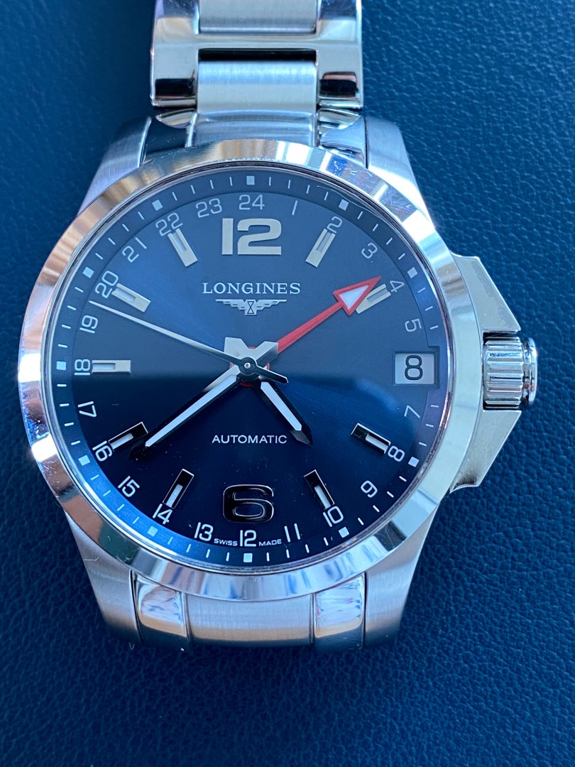 Longines Conquest GMT Automatic Men s watch WatchCharts Marketplace