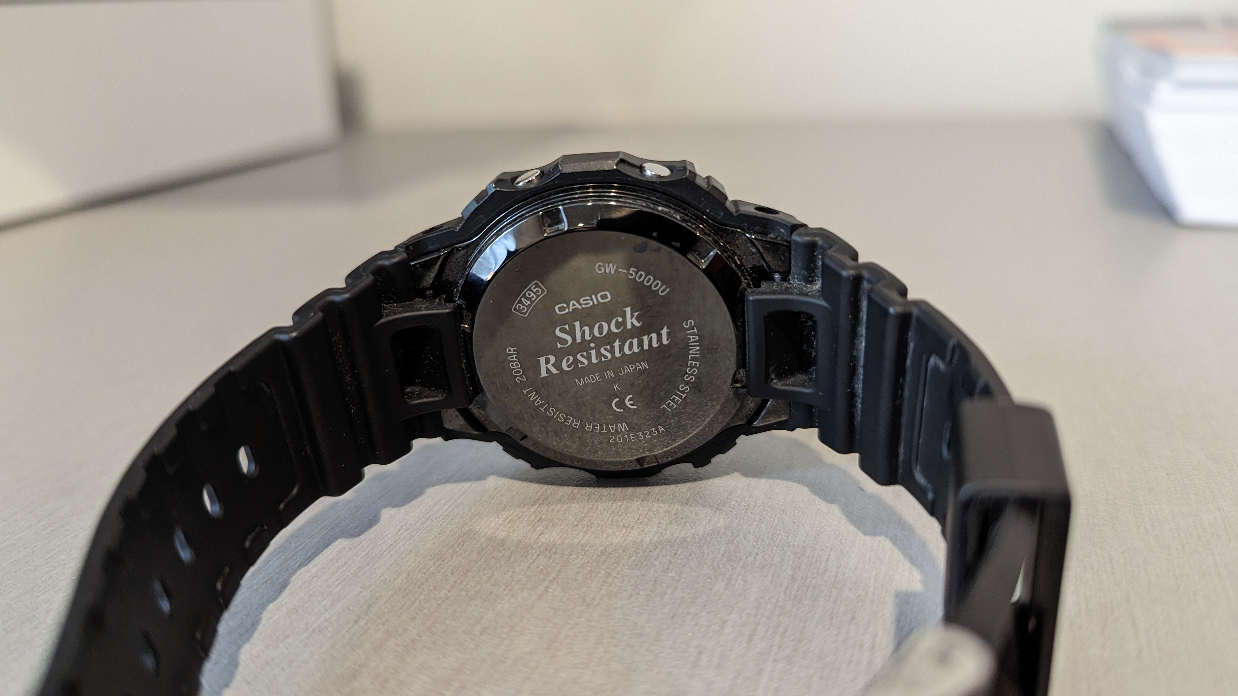 210 USD] Casio G-Shock GW-5000U-1JF - Stainless caseback