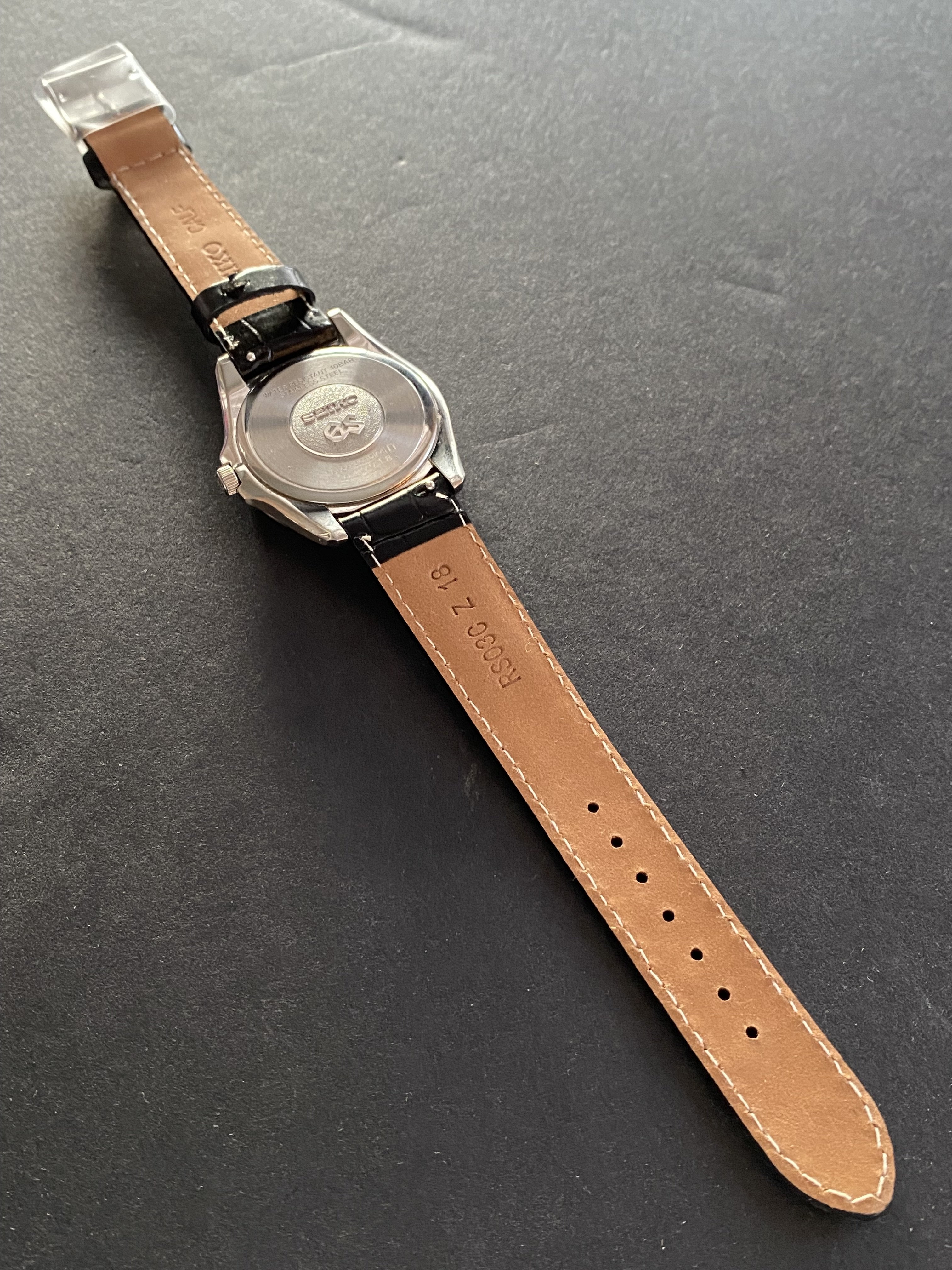 Grand Seiko SBGF005 (ref. 8J56-8010) - black waffle dial, very