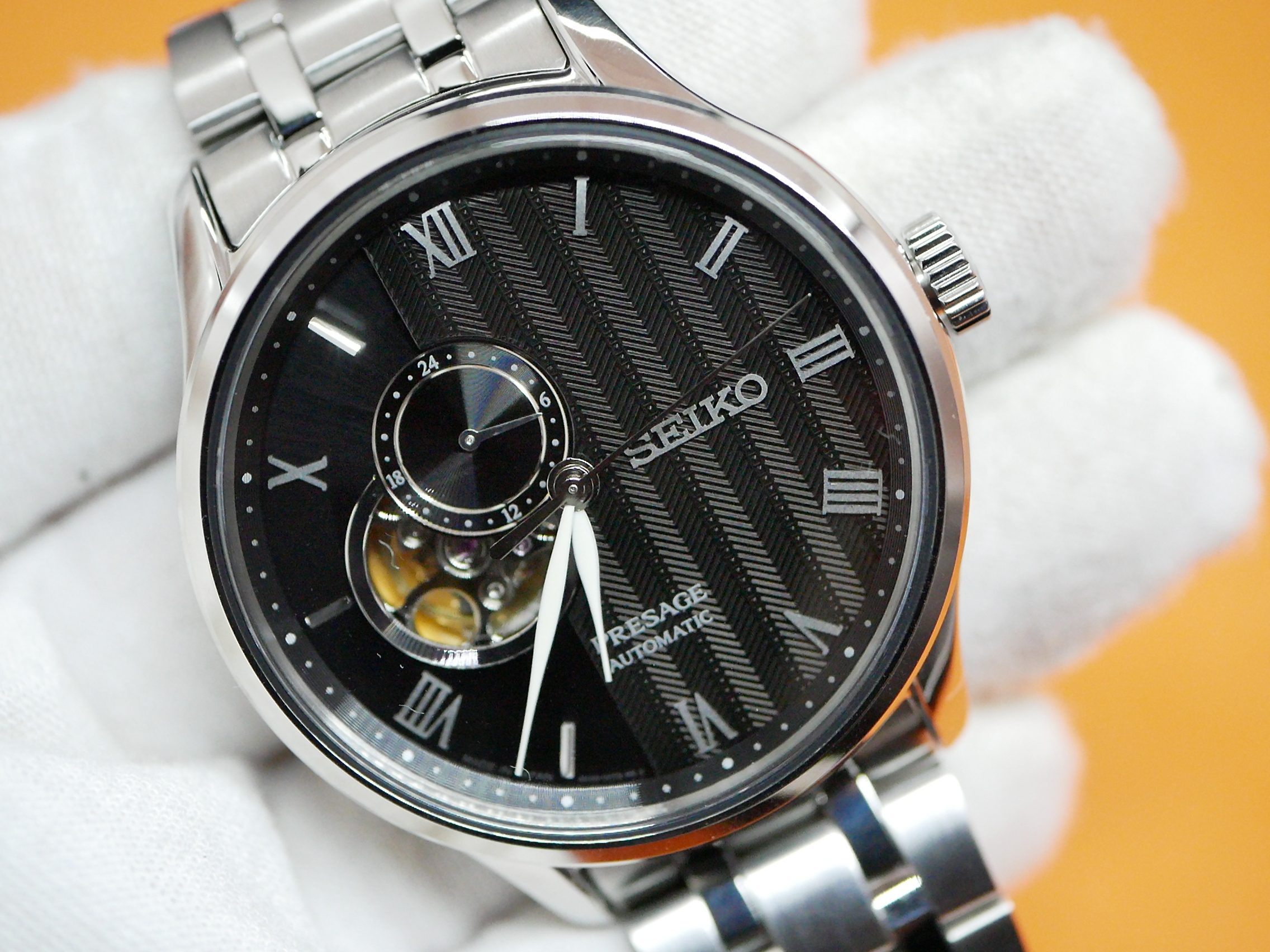 WTS] Seiko Presage Open Heart, Zen Garden Inspired Textured Dial