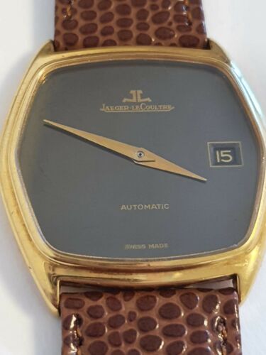 Vintage Gents Jaeger Lecoultre Automatic 5000 21 18k Solid Gold