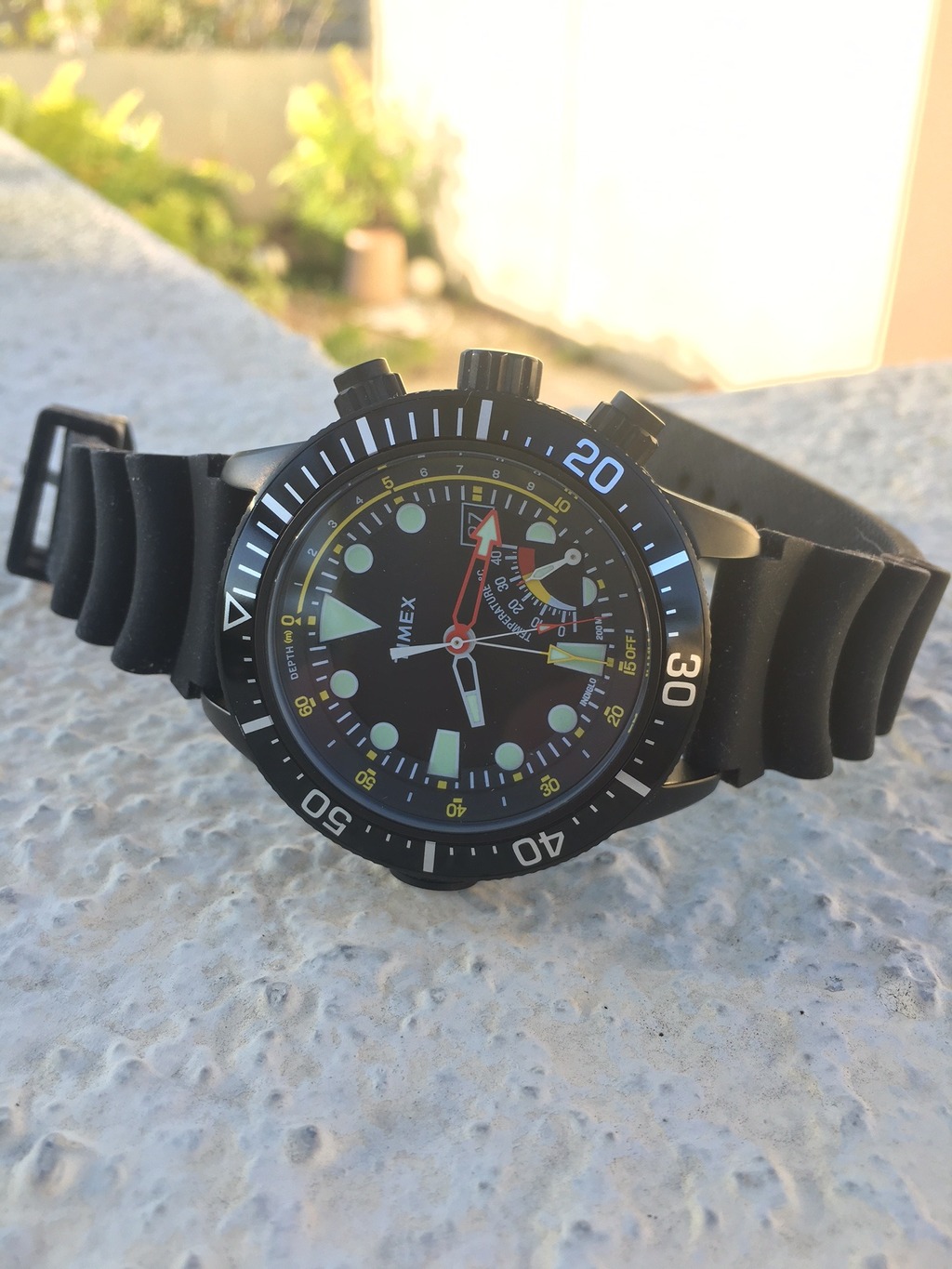 timex intelligent quartz depth gauge