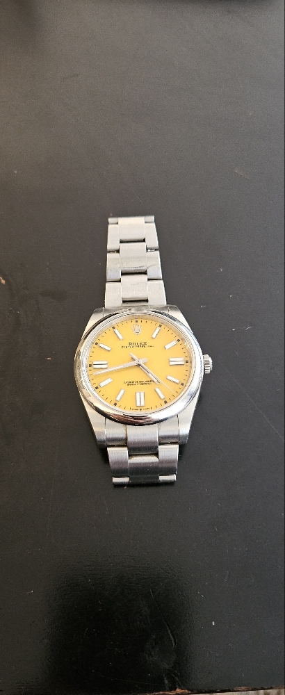 Rolex OP41 Yellow 124300 Oyster Perpetual 41mm WatchCharts