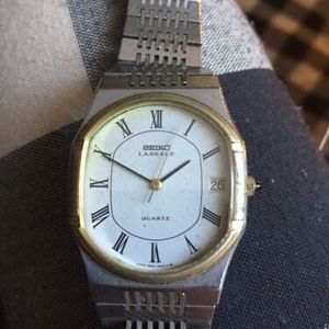 Vintage Mens SEIKO LASSALE Quartz Watch Ultra Thin 5932-5229 | WatchCharts