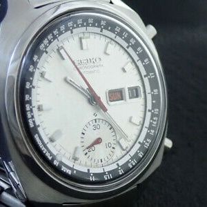 Vintage SEIKO 6139-6020 Automatic Chronograph Mens Watch PULSATION silver |  WatchCharts