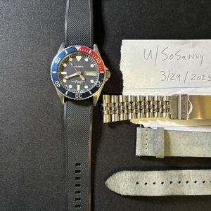 Seiko 7S26-0050 SKX025 Submariner Dark Blue Dial