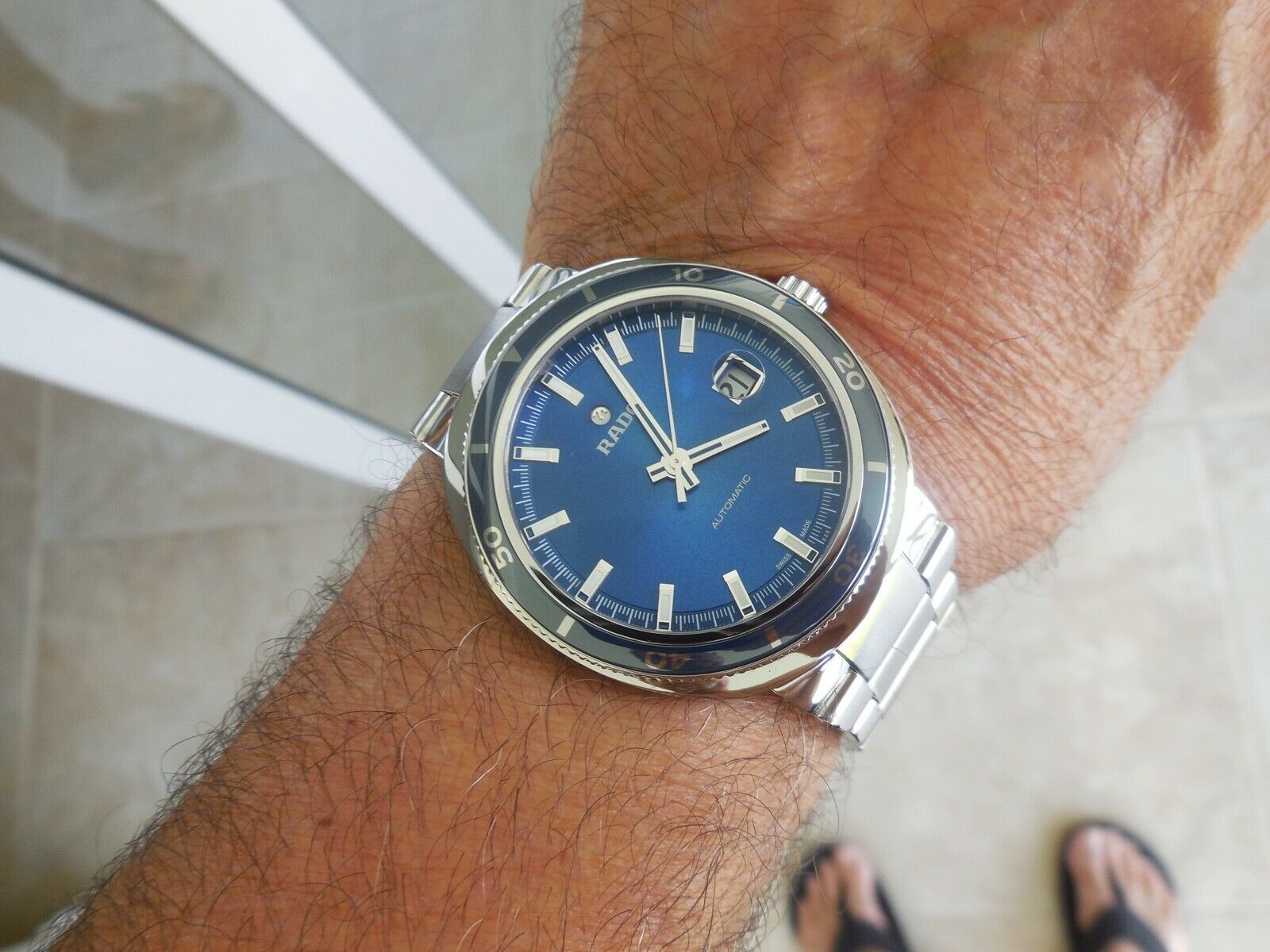 Rado d star discount 200 blue dial