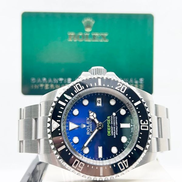 Brand New Rolex Oyster Deepsea Sea Dweller “James Cameron” 136660 Blue ...