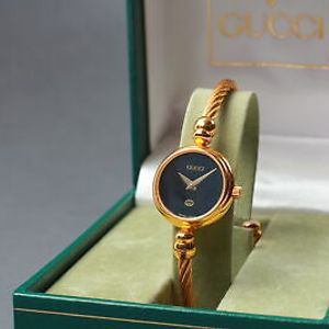 ◇N MINT w/ Box◇ Vintage Gucci 2700L Ladies Bangle Watch