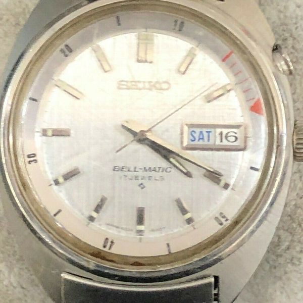 Vintage Men's Seiko Bell Matic 4006-6070 Day Date SS Automatic Watch ...