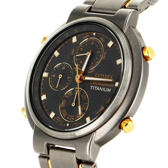 CITIZEN TITANIUM MULTI ALARM CHRONOGRAPH Kal.6850 TIMER HERREN UHR DEFEKT WatchCharts Marketplace