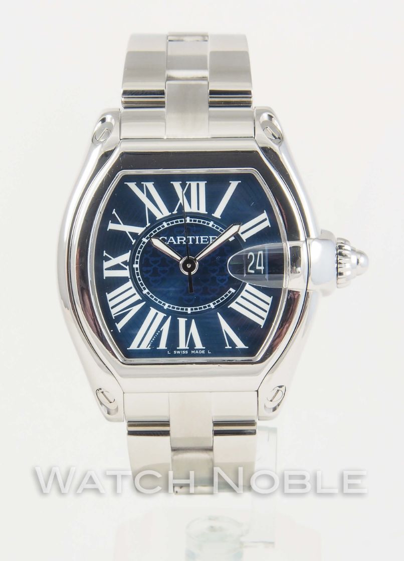 Cartier hot sale roadster blue