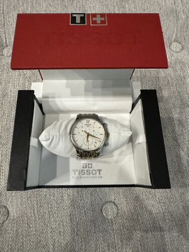 Tissot T063617A Stainless Steel Two Tone Chronograph 42mm Watch