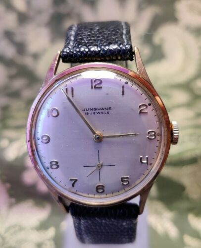 VINTAGE JUNGHANS KALIBER 693 E HAU 15 JEWELS SEHR SCH NER