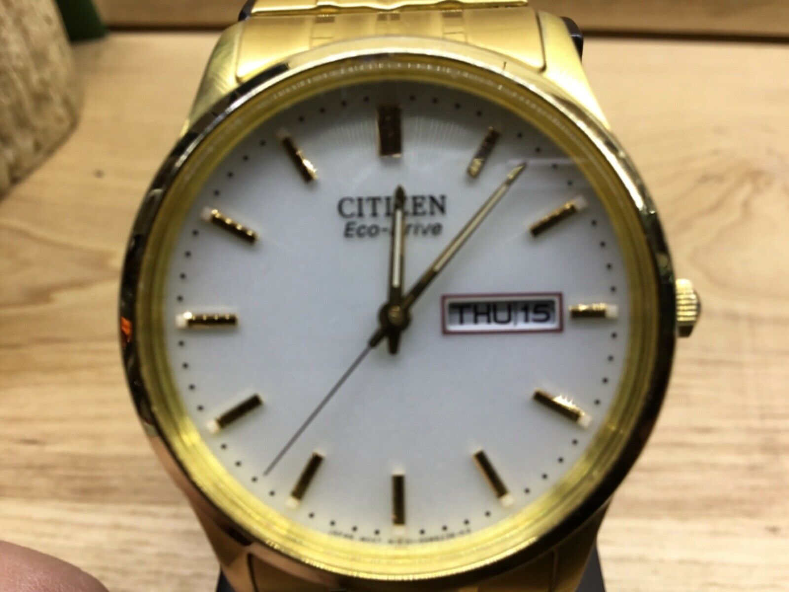 Citizen Eco-Drive E101-S058023 Mens Watch Watch Gold tone