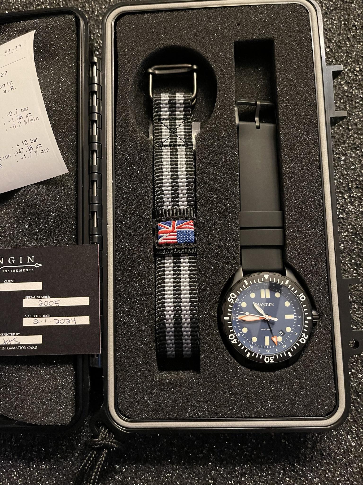 WTS] Sangin Instruments Professional Dark Sea | WatchCharts